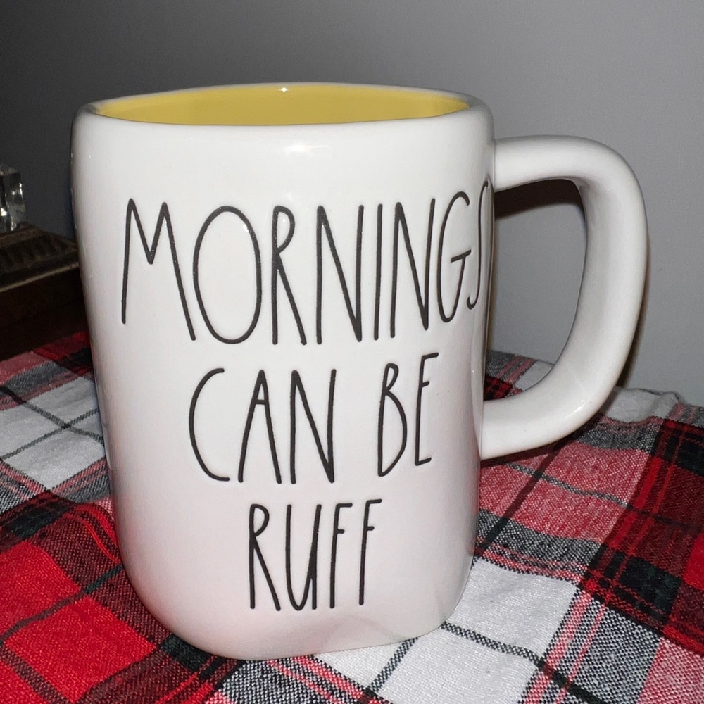 Rae Dunn Mornings are Ruff Mug 🐶